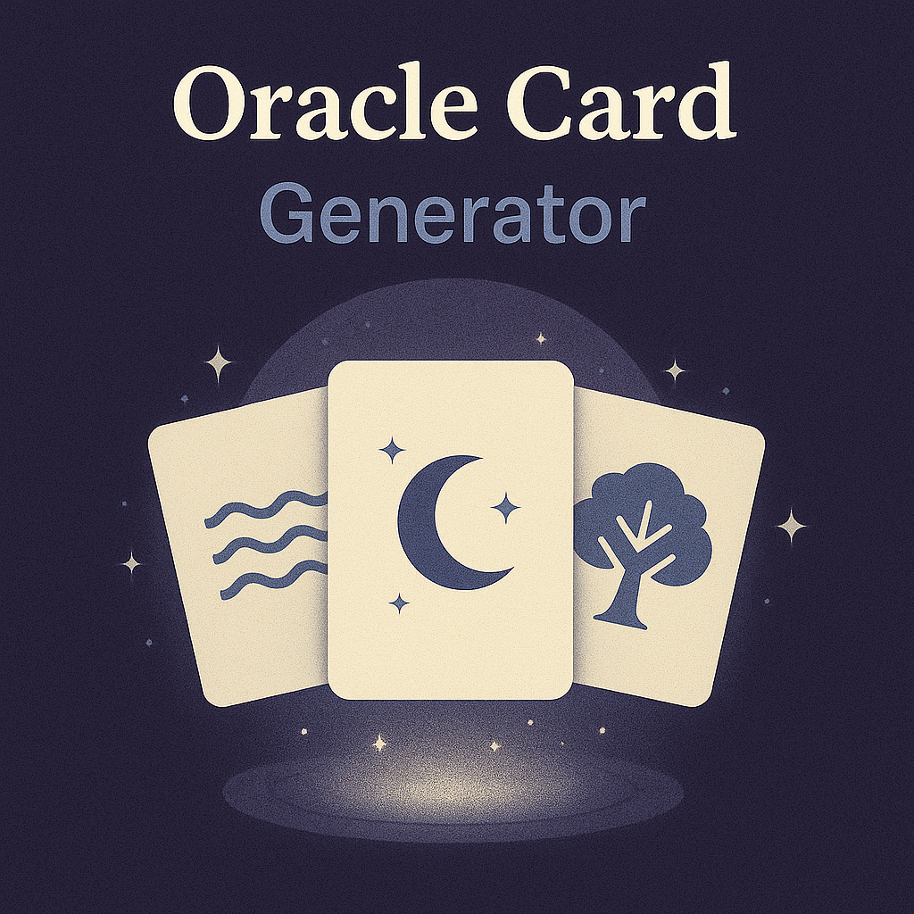 Oracle Card Generator